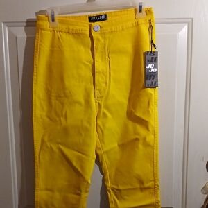 Women's Yellow Skinny Jeans